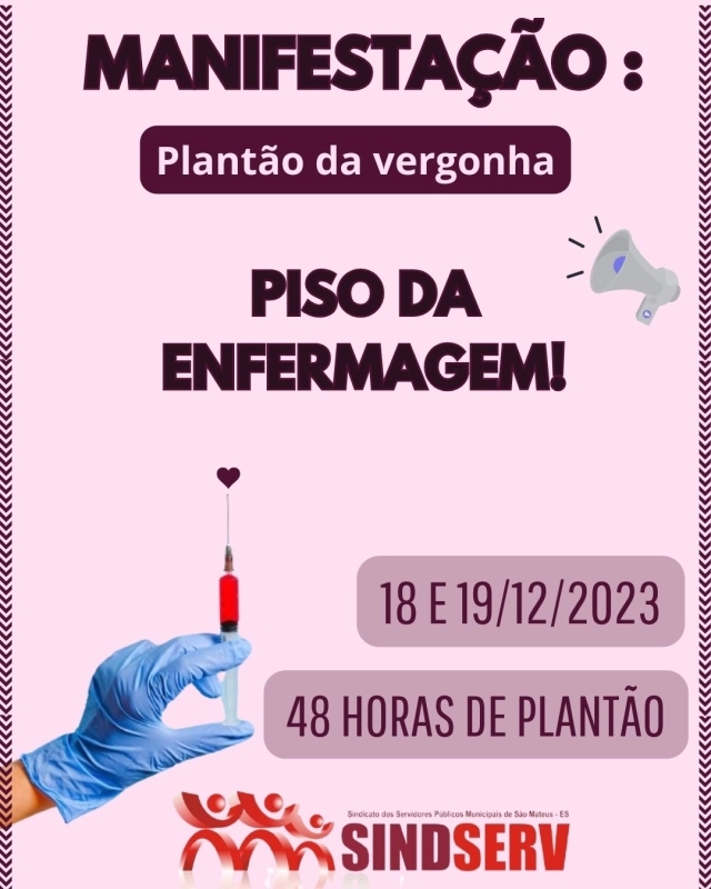 MANIFESTAÇÃO: PLANTÃO DA VERGONHA